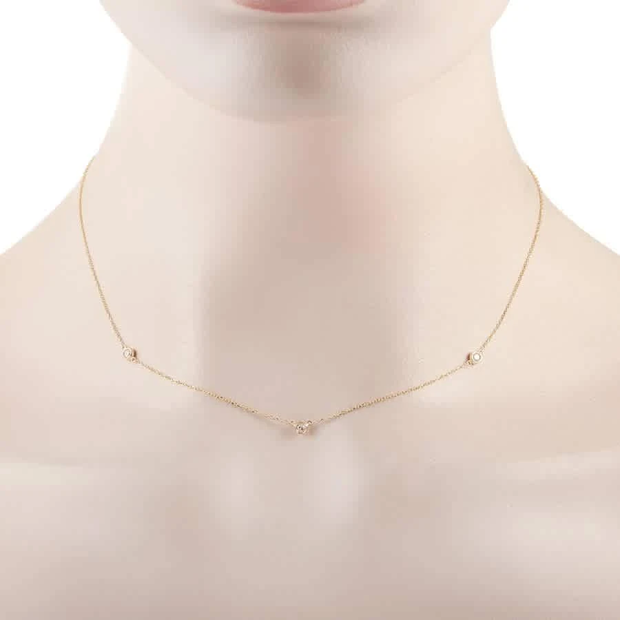 商品LB Exclusive|14K Yellow Gold 0.15 ct Diamond Necklace,价格¥3030,第2张图片详细描述