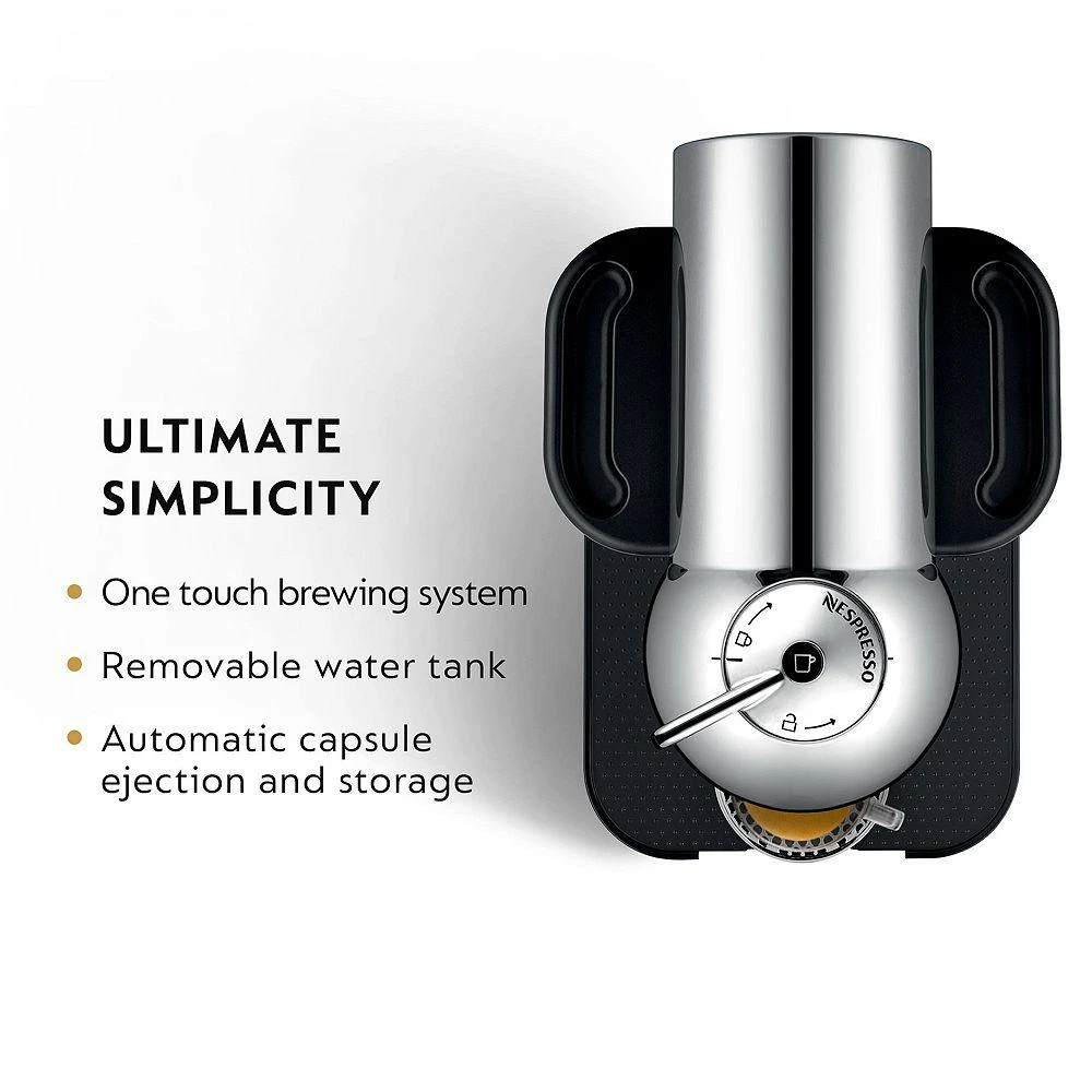 Vertuo by Breville with Aeroccino Milk Frother, Pure Chrome 商品