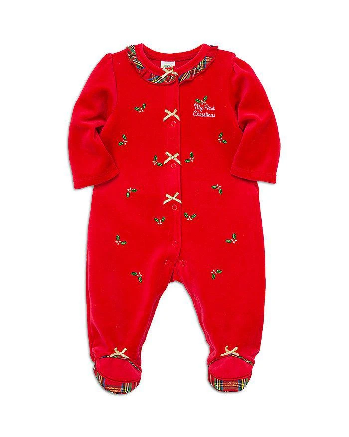 商品Little Me|Girls' Holly & Plaid Footie - Baby,价格¥134,第3张图片详细描述