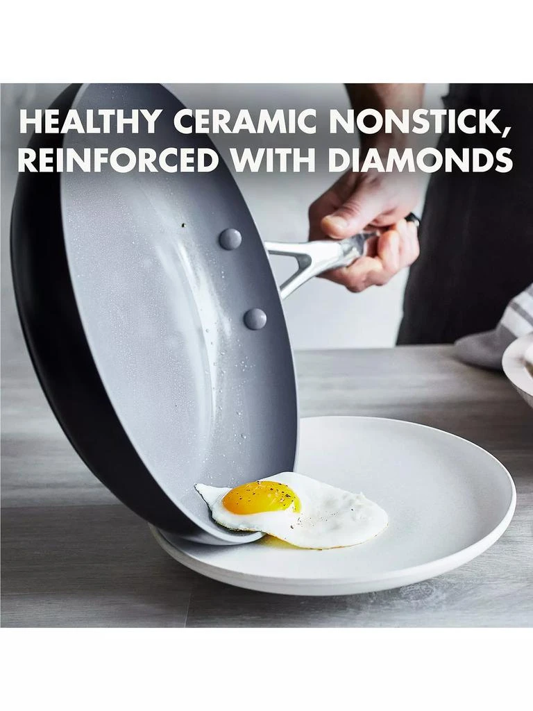 商品Greenpan|Valencia Pro 3-Piece Frying Pan Set,价格¥1124,第2张图片详细描述