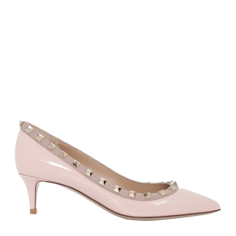 商品Valentino|VALENTINO 粉色女士低跟鞋 TW2S0V22-VNW-20L,价格¥4051,第1张图片