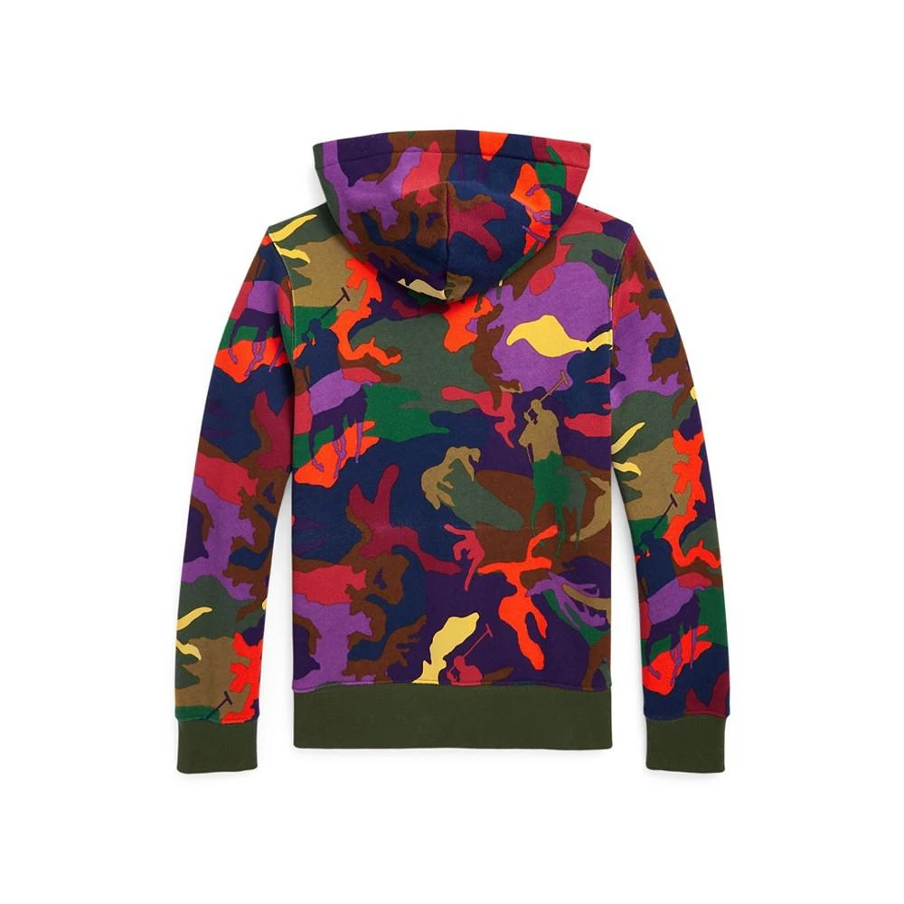 商品Ralph Lauren|Big Boys Polo Pony Camo Fleece Full-Zip Hoodie,价格¥405,第3张图片详细描述