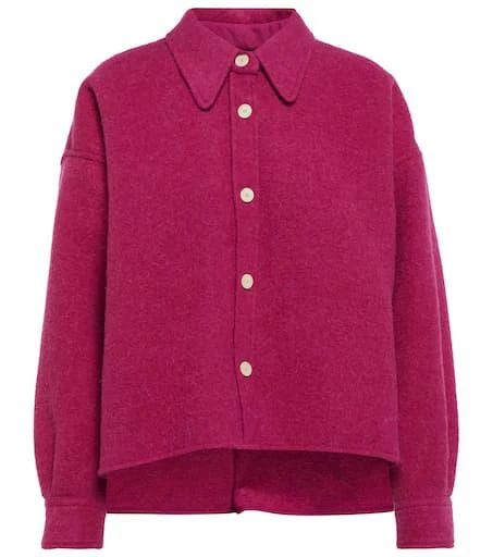 商品Isabel Marant|Hanao wool-blend shirt jacket,价格¥3741,第1张图片