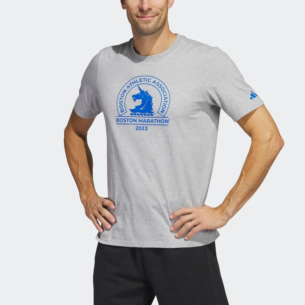 商品Adidas|Men's adidas Boston Marathon 2023 Logo Tee,价格¥89,第1张图片