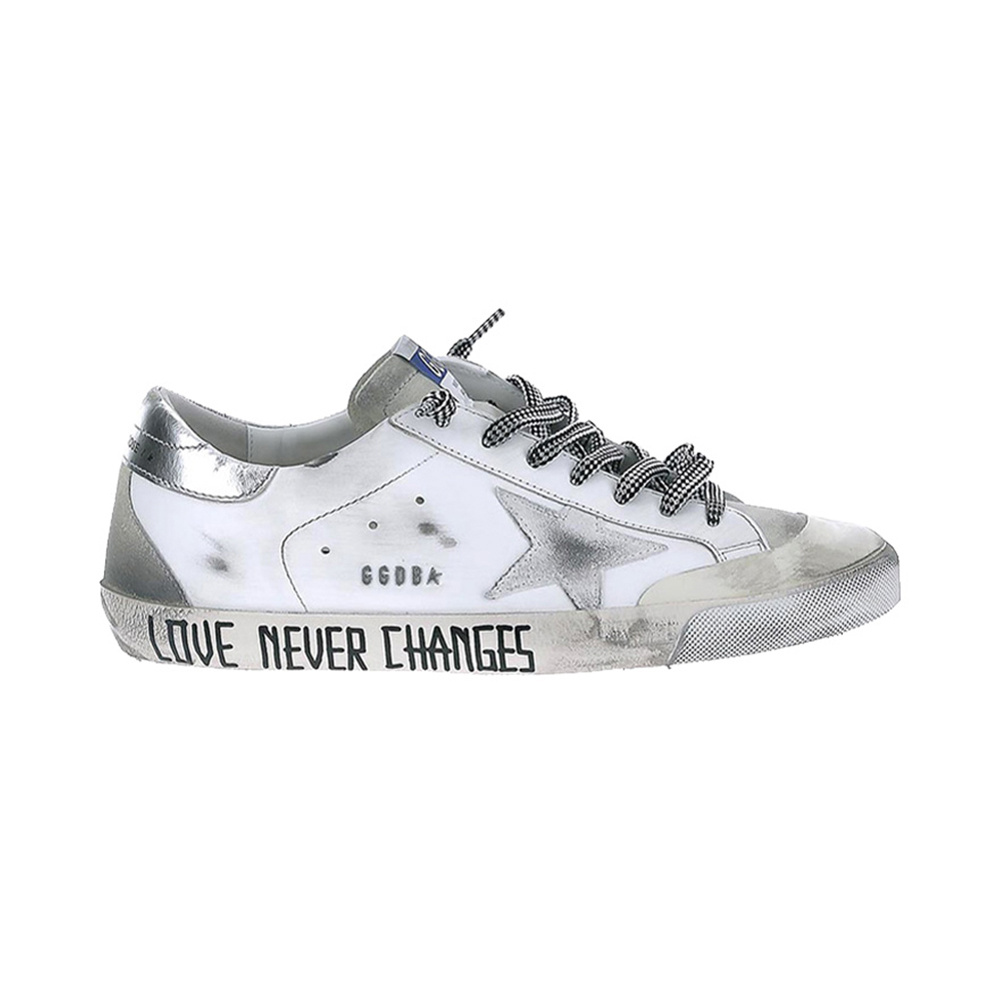 商品Golden Goose|GOLDEN GOOSE DELUXE BRAND 男士白色运动鞋 GMF00175-F001947-10273,价格¥2235,第1张图片