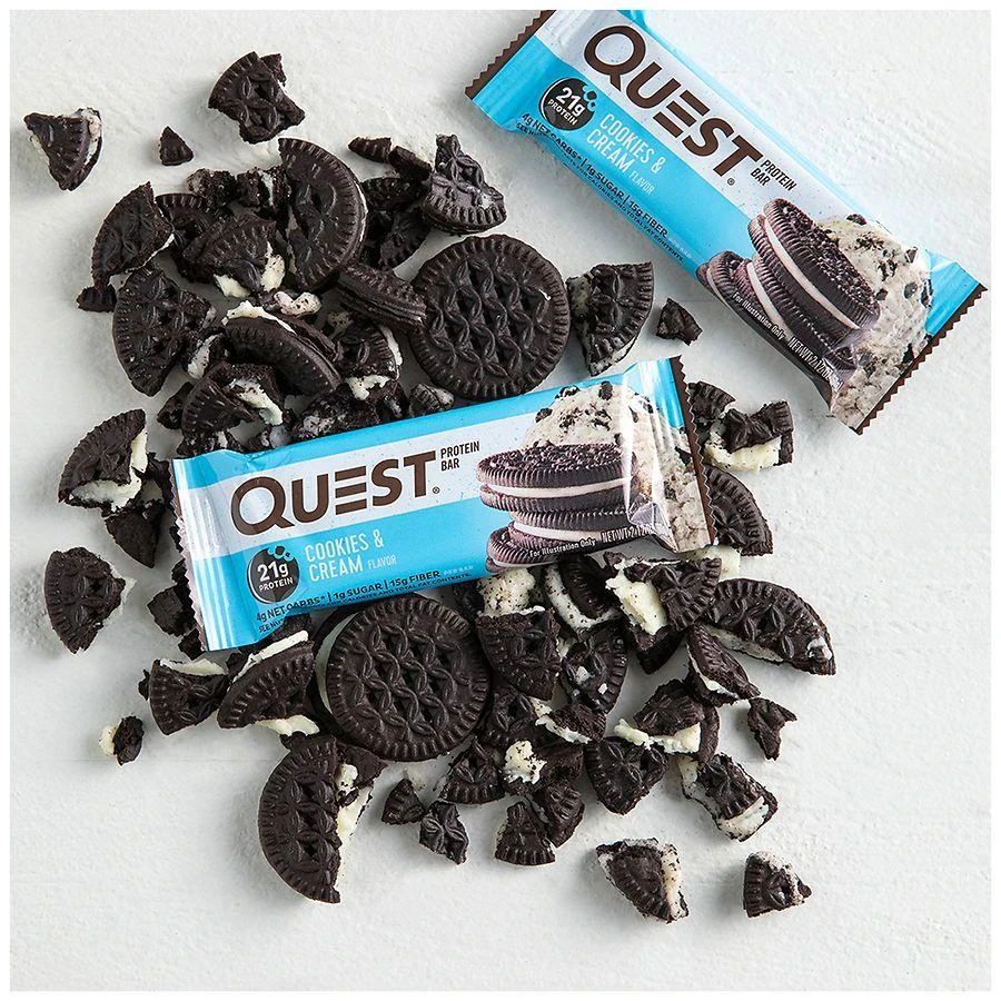 商品QuestBar|Protein Bar Cookies & Cream,价格¥22,第3张图片详细描述