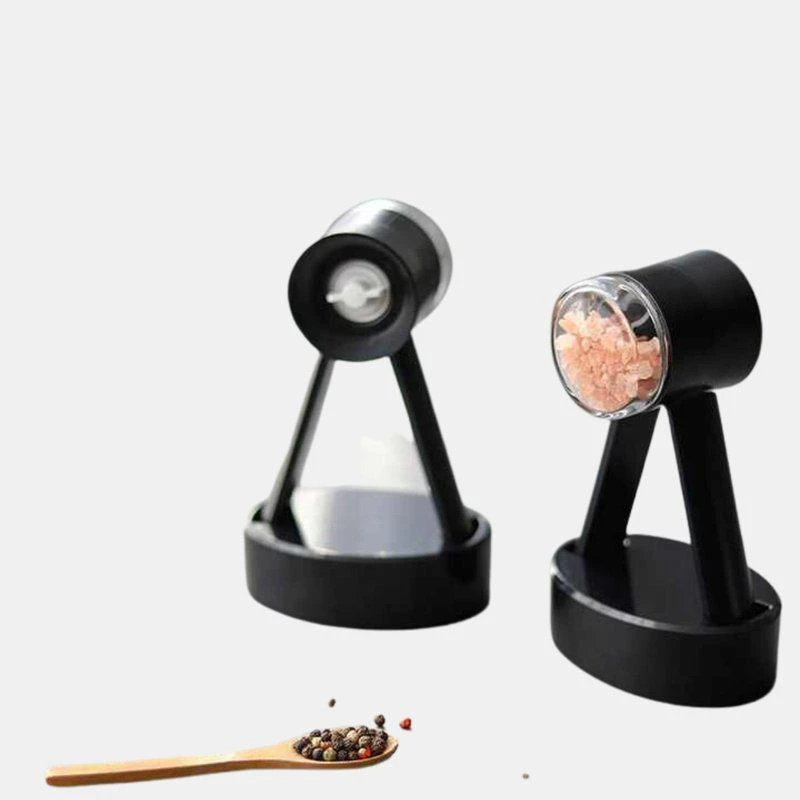 商品Vigor|Professional Chef Salt And Pepper Manual Grinder One-Handed Operation Ceramic Grinder Bulk 3 Sets 3 PACK,价格¥367,第1张图片