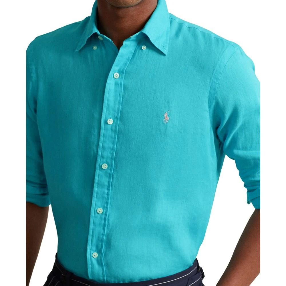 商品Ralph Lauren|Men's Classic-Fit Linen Shirt,价格¥751,第4张图片详细描述