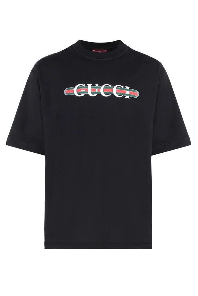 商品Gucci|Gucci Printed Cotton T-Shirt,价格¥3428,第1张图片
