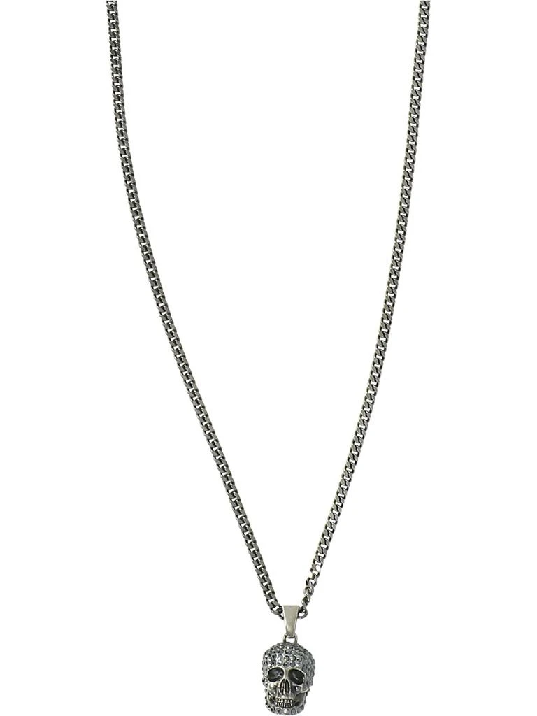 商品Alexander McQueen|Pave Skull Necklace Jewels Silver,价格¥1147,第2张图片详细描述