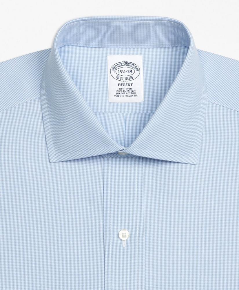商品Brooks Brothers|Regent Regular-Fit Dress Shirt,  Non-Iron Houndstooth,价格¥373,第4张图片详细描述