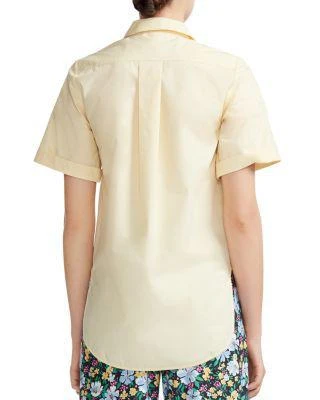 商品Maje|Civers Embroidered Short-Sleeve Button-Down Shirt,价格¥668,第2张图片详细描述