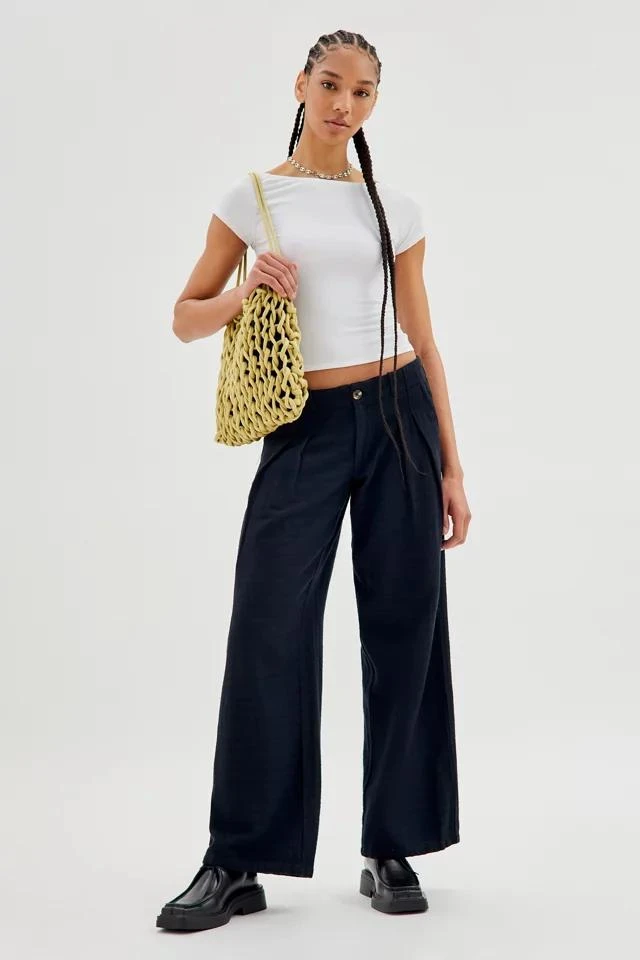 商品Urban Outfitters|UO Martina Linen Trouser Pant,价格¥152,第3张图片详细描述