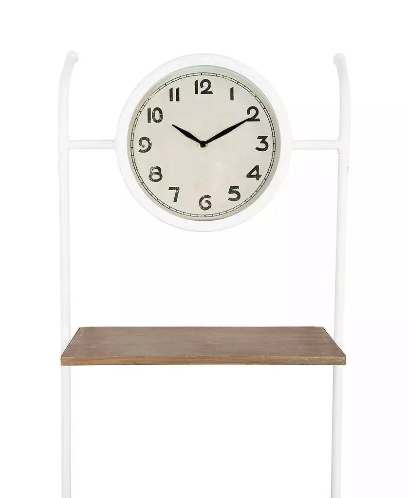Wall Clock with Shelves and Hooks 商品