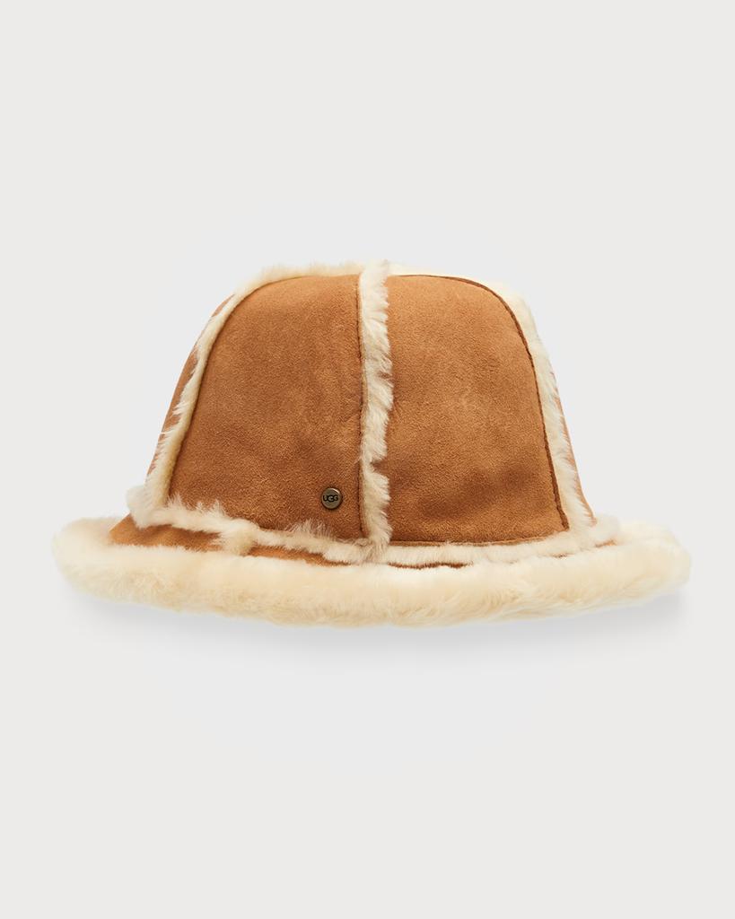 商品UGG|Sheepskin & Shearling Paneled Bucket Hat,价格¥1208,第1张图片