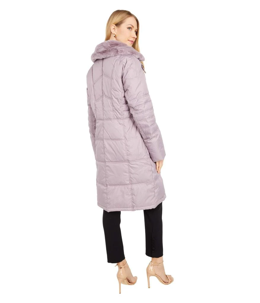 商品London Fog|Quilted Puffer with Fur Collar,价格¥528,第5张图片详细描述