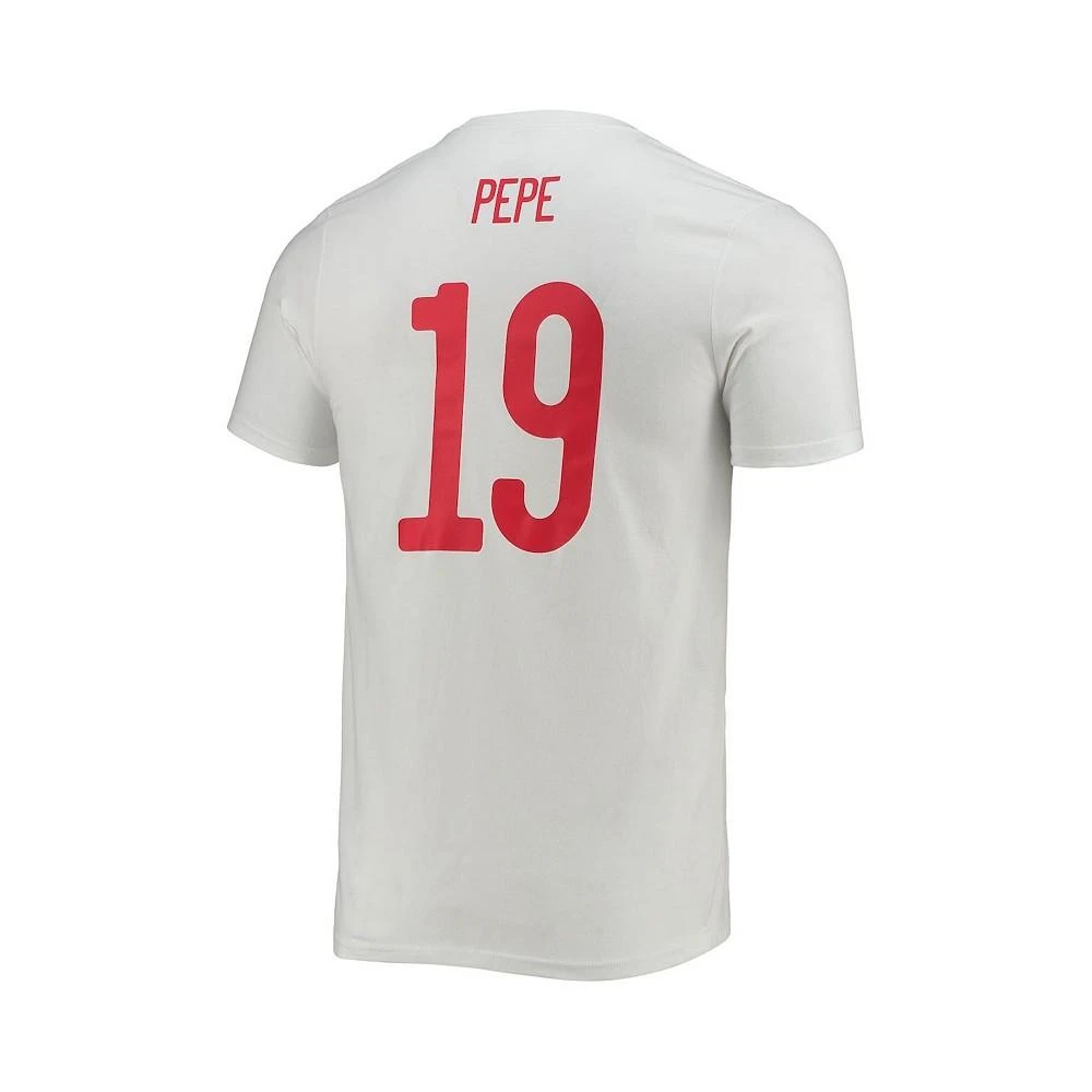 商品Adidas|Men's Nicolas Pepe White Arsenal Amplifier Name and Number T-shirt,价格¥166,第4张图片详细描述