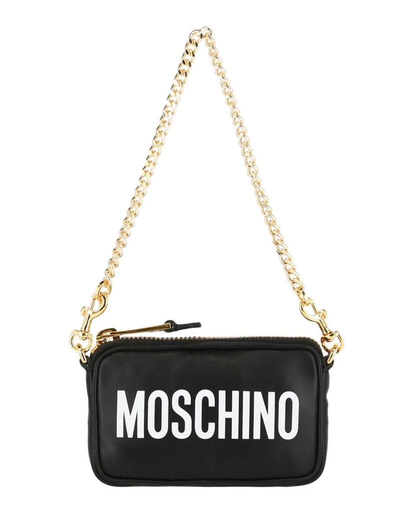 商品Moschino|Logo Leather Crossbody,价格¥2815,第1张图片