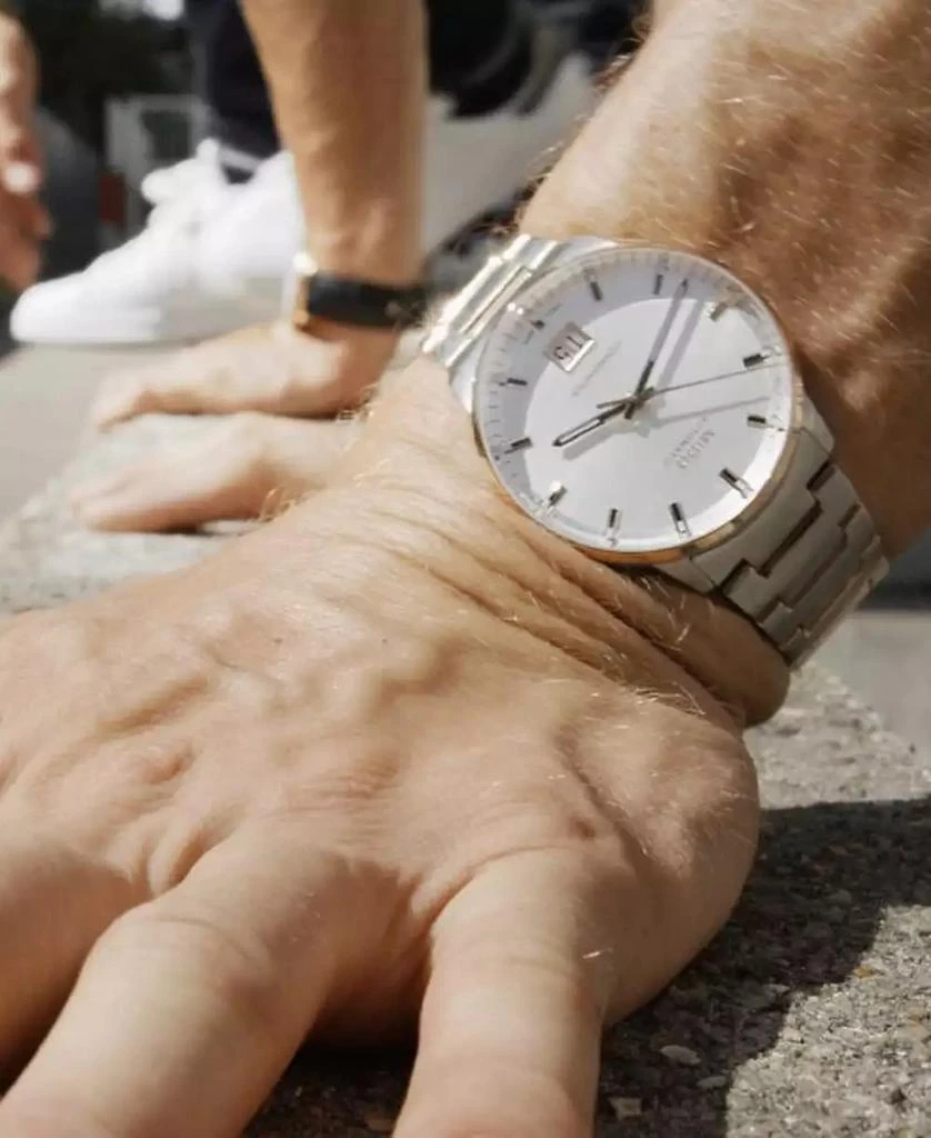 商品MIDO|Men's Swiss Automatic Commander II BigDate Two-Tone Stainless Steel Bracelet Watch 42mm,价格¥8763,第4张图片详细描述