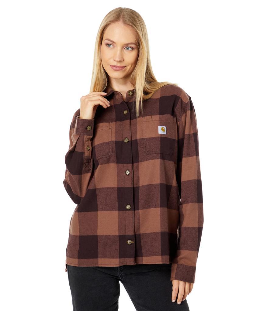 商品Carhartt|Rugged Flex® Loose Fit Midweight Flannel Long Sleeve Plaid Shirt,价格¥373,第1张图片