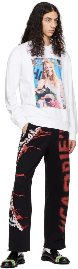 商品JW Anderson|White Print Sweatshirt,价格¥877,第4张图片详细描述