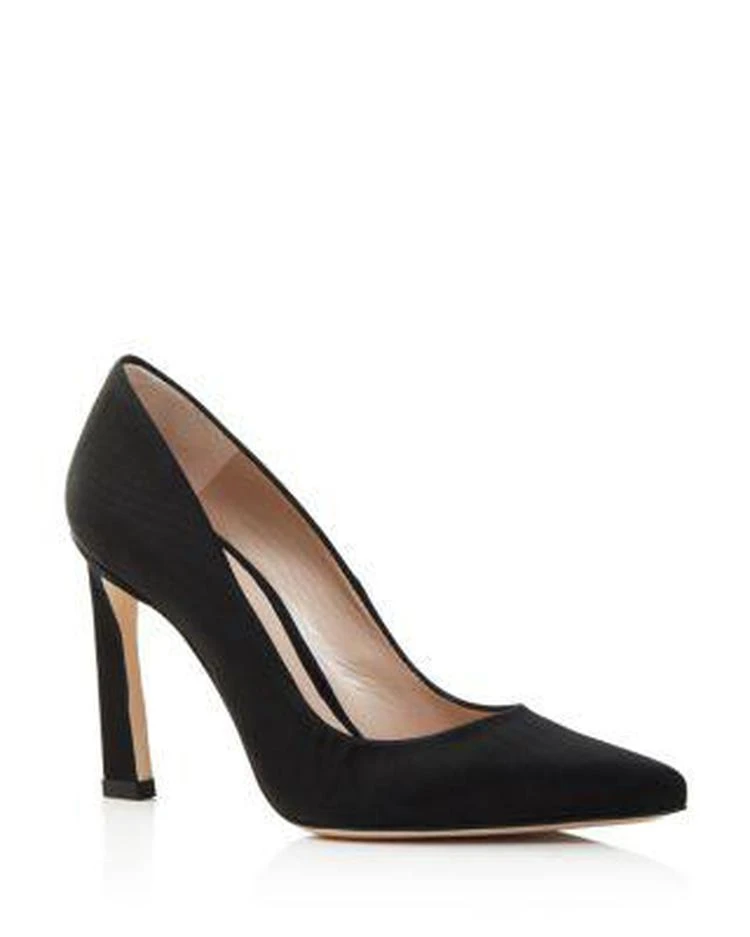 商品Stuart Weitzman|Women's Chicster Grosgrain Pointed Toe Pumps,价格¥1425,第1张图片