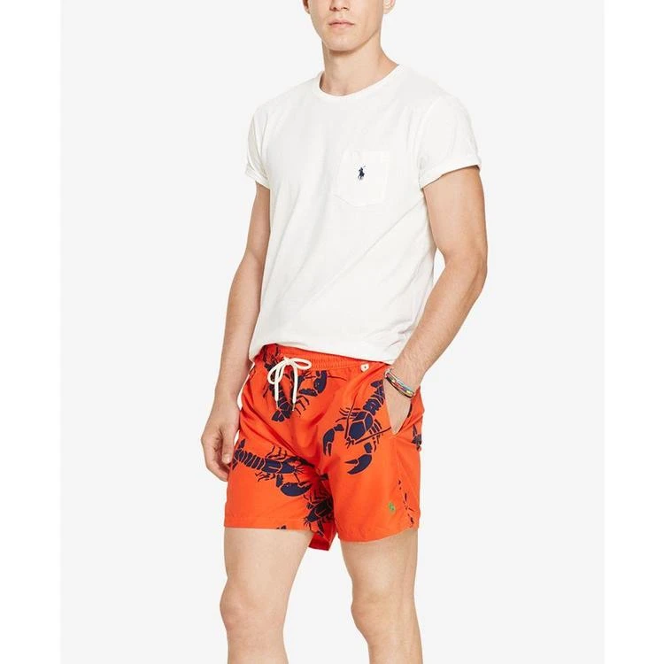 商品Ralph Lauren|Men's 5¾" Printed Swim Trunks,价格¥127,第5张图片详细描述