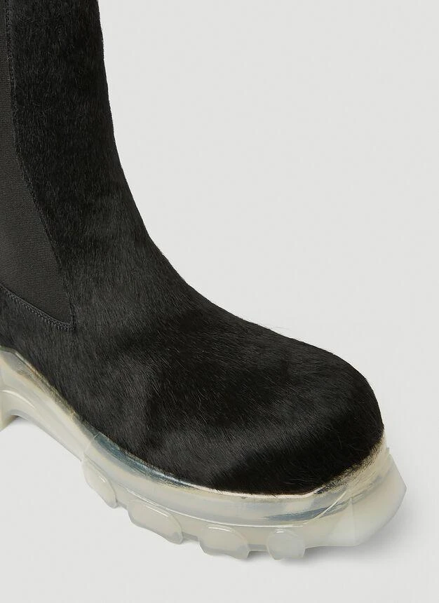 商品Rick Owens|Hairy Chelsea Boots in Black,价格¥7342,第5张图片详细描述