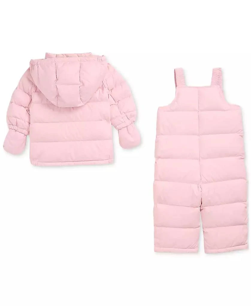 商品Ralph Lauren|Baby Girls Down Hooded Snowsuit Set,价格¥1399,第2张图片详细描述