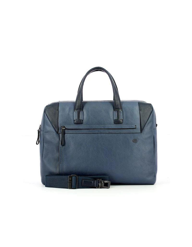 商品PIQUADRO|Blue Briefcase,价格¥2650,第3张图片详细描述