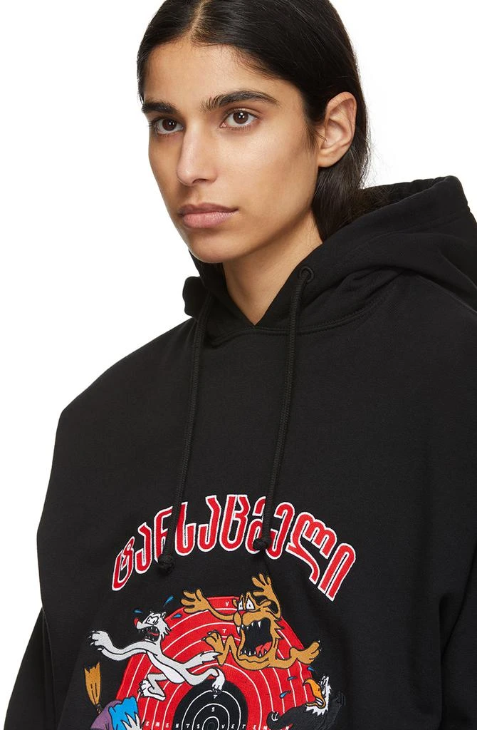 商品Vetements|Black Cartoon Hoodie,价格¥4565,第5张图片详细描述