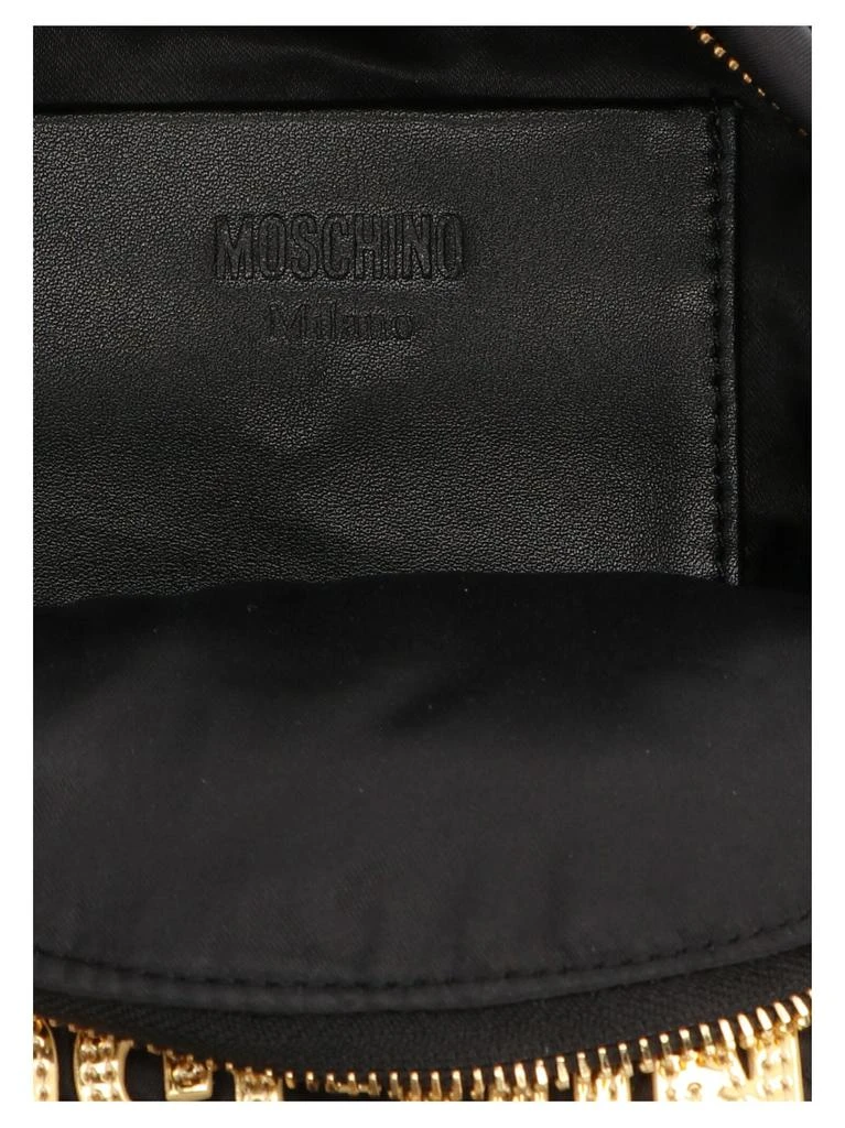 商品Moschino|Moschino Quilted Logo Mini Backpack,价格¥2018,第3张图片详细描述
