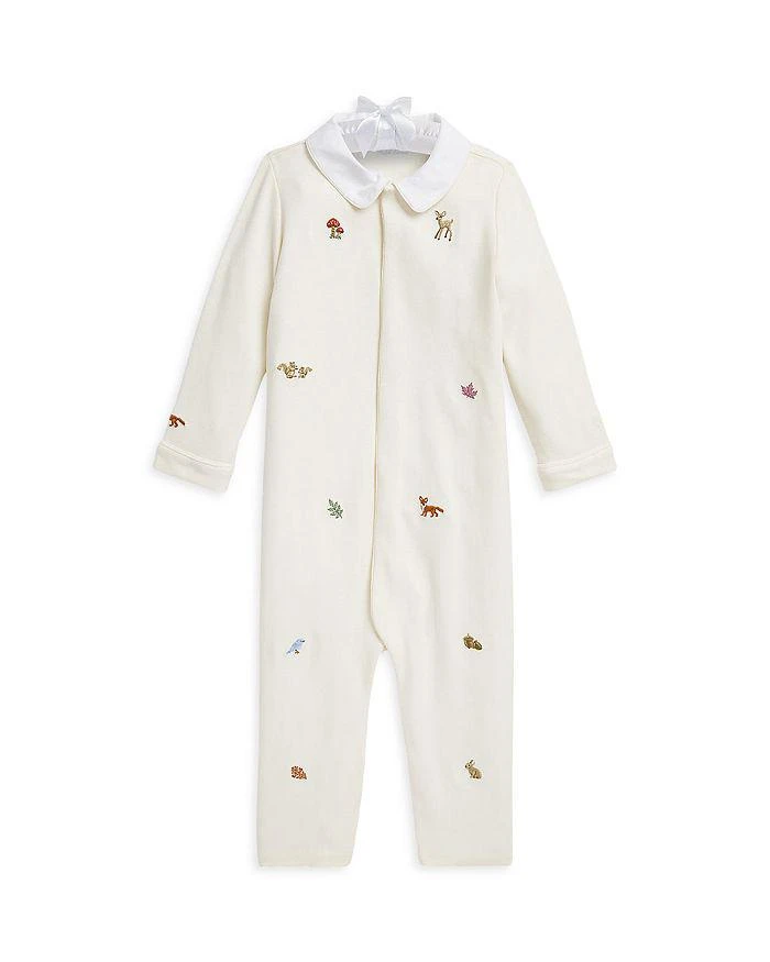 商品Ralph Lauren|Boys' Cotton Embroidered Coverall - Baby,价格¥696,第1张图片详细描述
