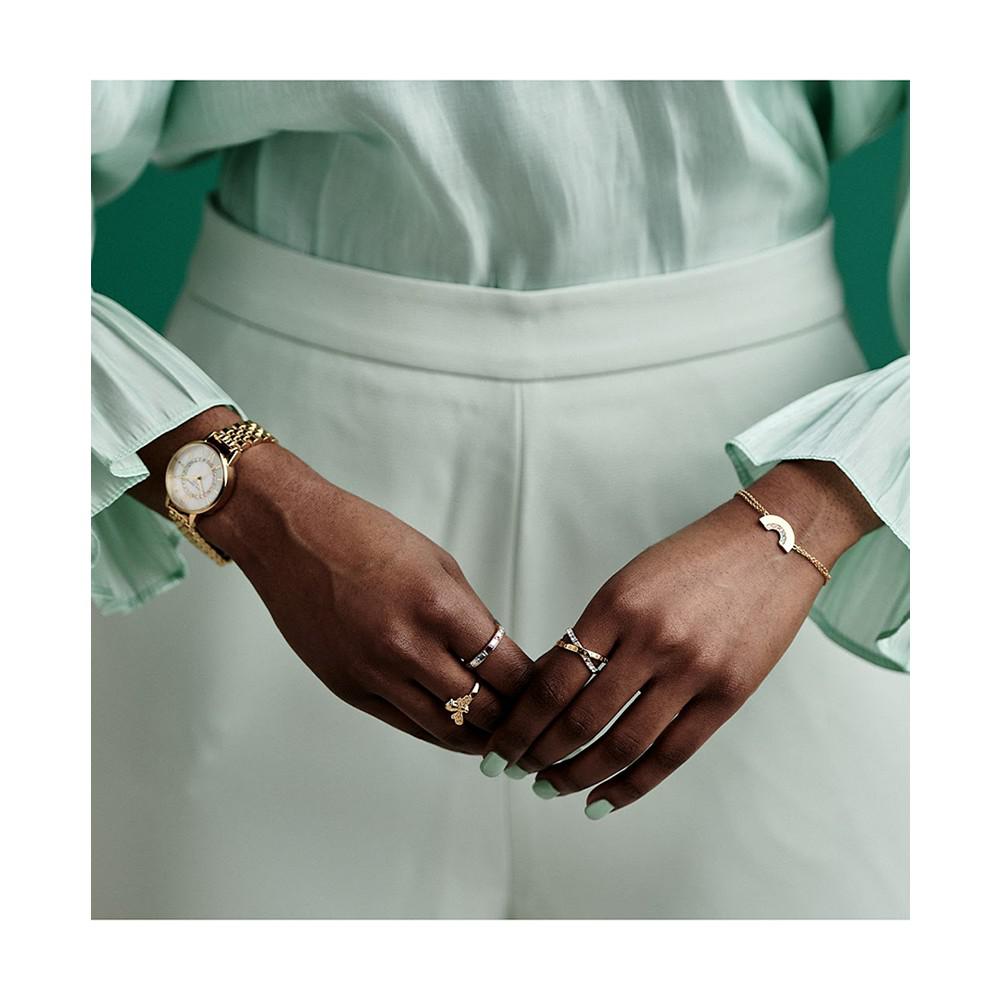 Women's Wonderland Gold-Tone Stainless Steel Bracelet Watch 30mm商品第3张图片规格展示
