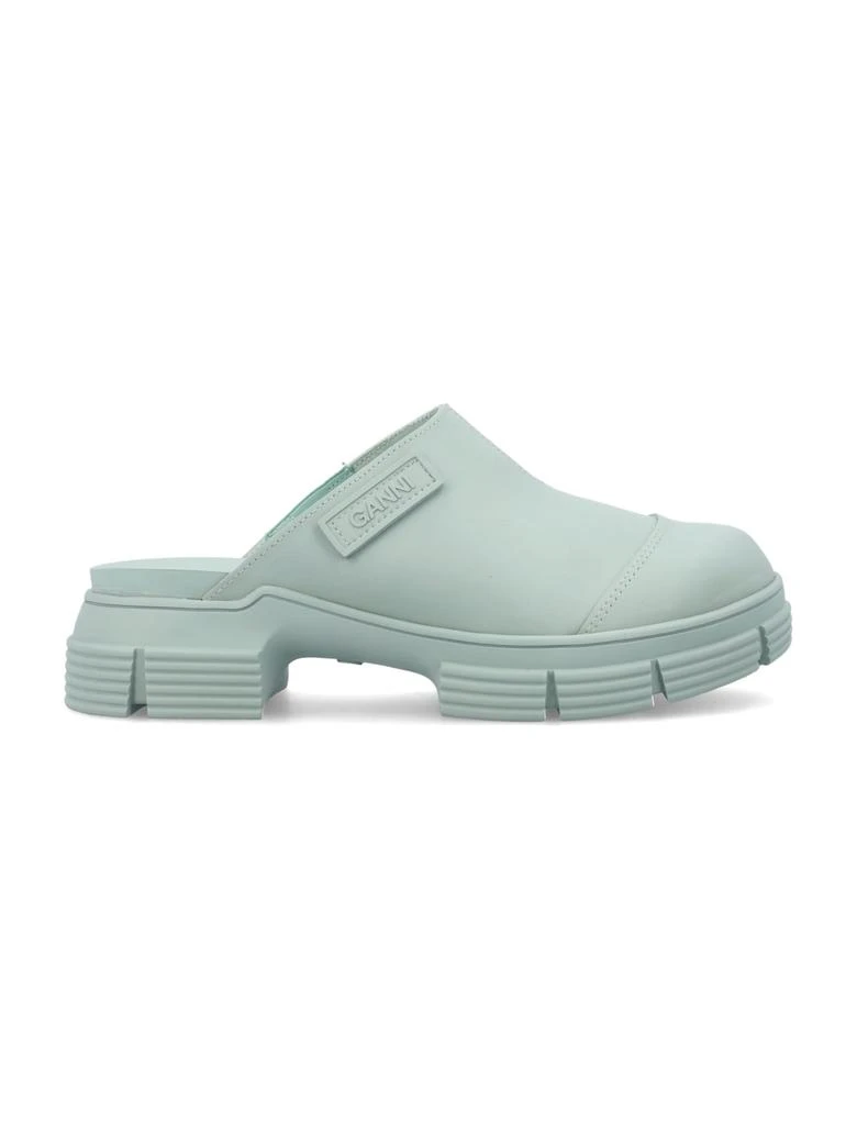 商品Ganni|Ganni Recycled Rubber City Mules,价格¥1147,第1张图片
