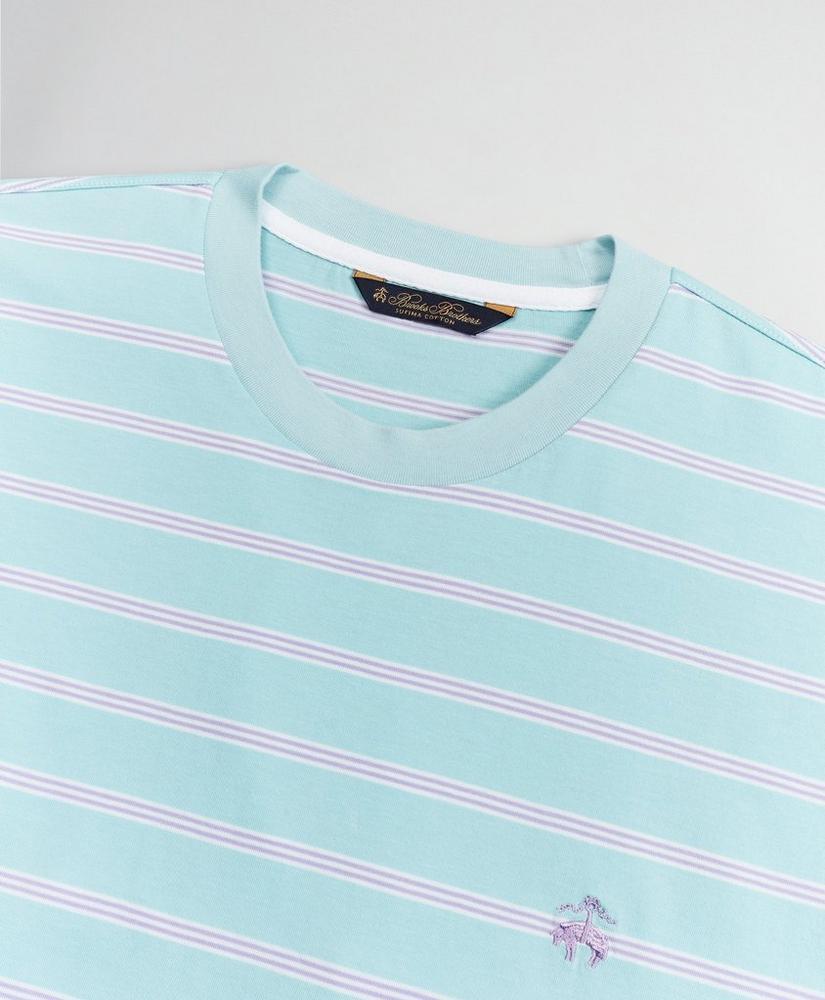 Supima® Cotton Multi-Stripe T-Shirt商品第2张图片规格展示