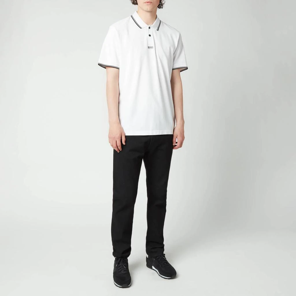 商品Hugo Boss|BOSS Orange Men's Pchup Polo Shirt - White,价格¥368,第3张图片详细描述