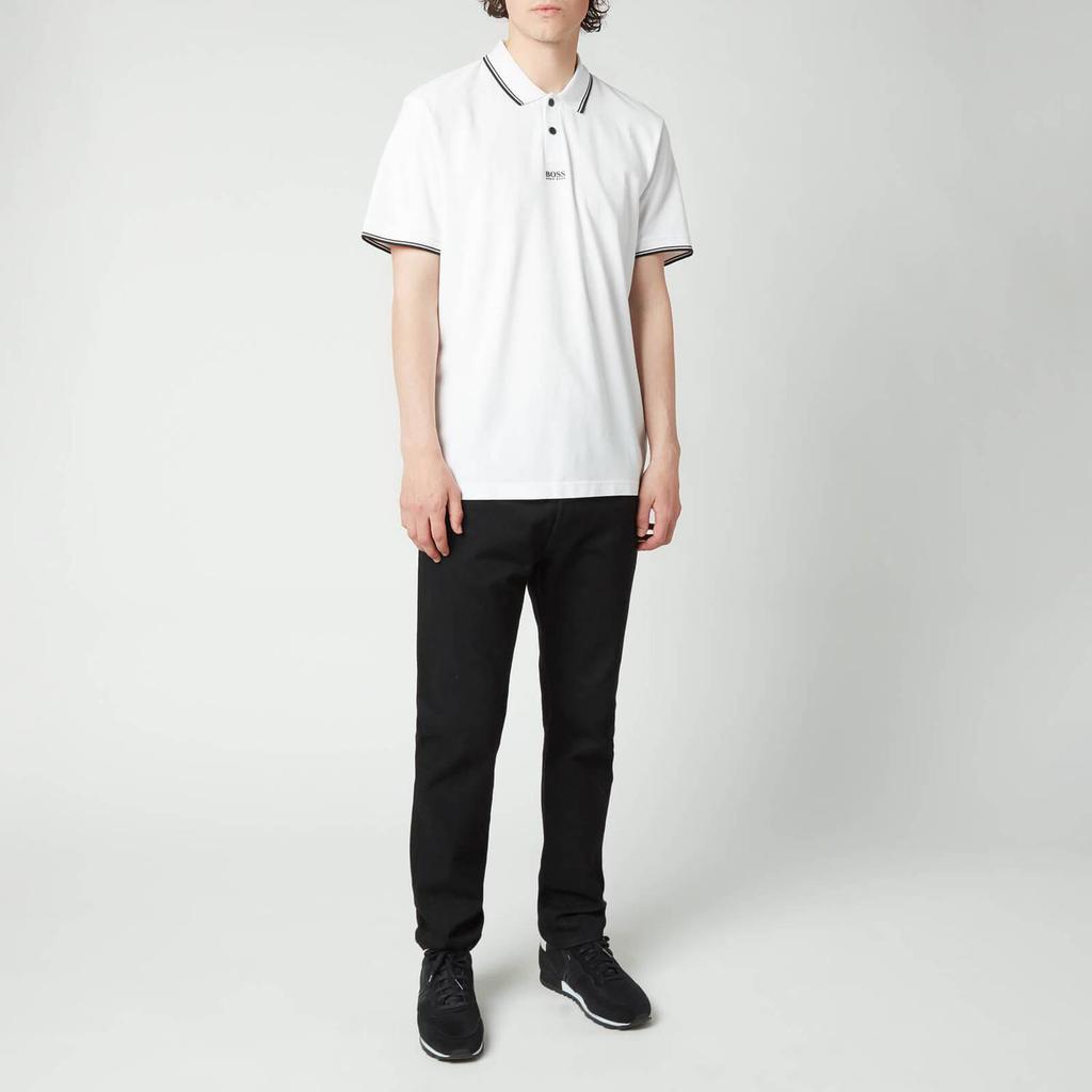商品Hugo Boss|BOSS Orange Men's Pchup Polo Shirt - White,价格¥335,第5张图片详细描述