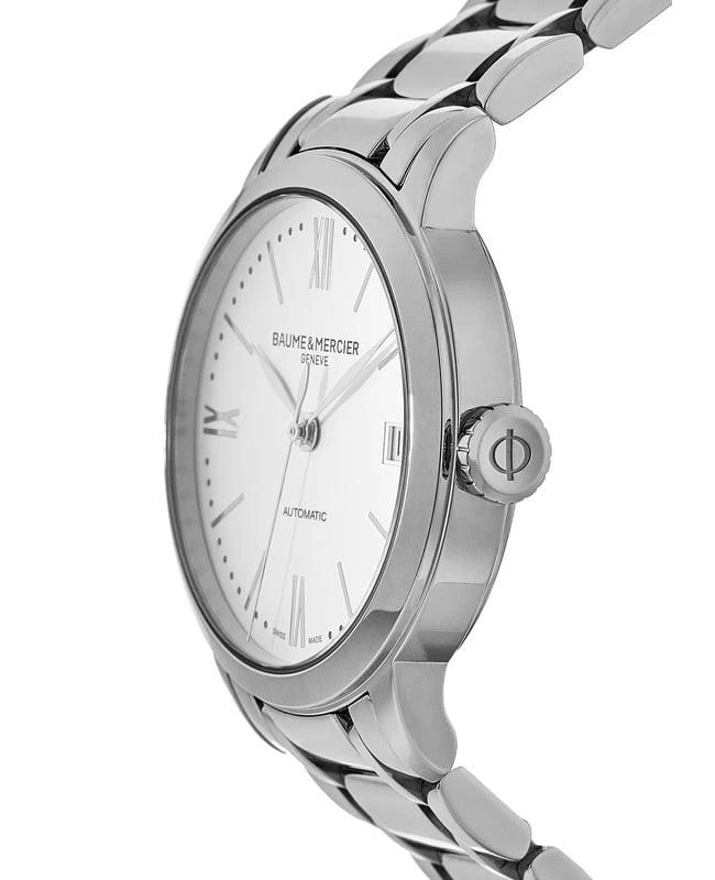 商品Baume & Mercier|Baume & Mercier Classima Automatic Grey Dial Steel Women's Watch 10495,价格¥20577,第2张图片详细描述