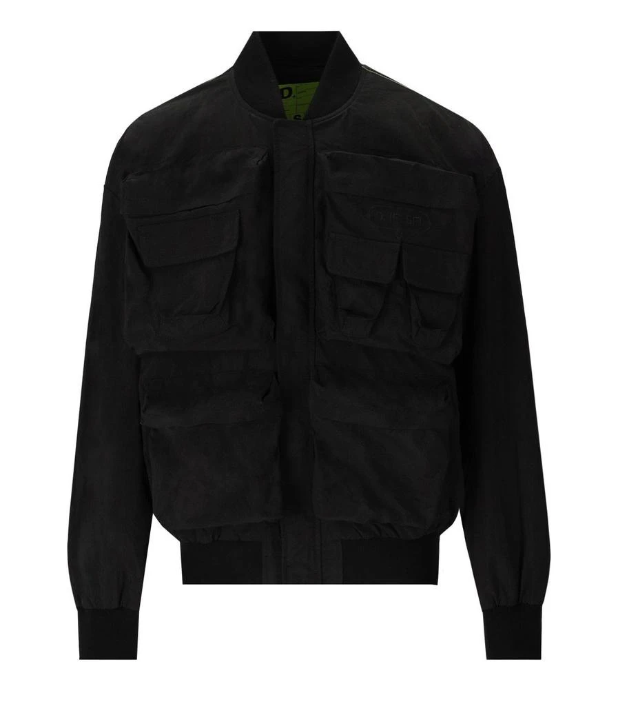 商品Diesel|Diesel J Stain Short Black Bomber Jacket,价格¥2366,第1张图片