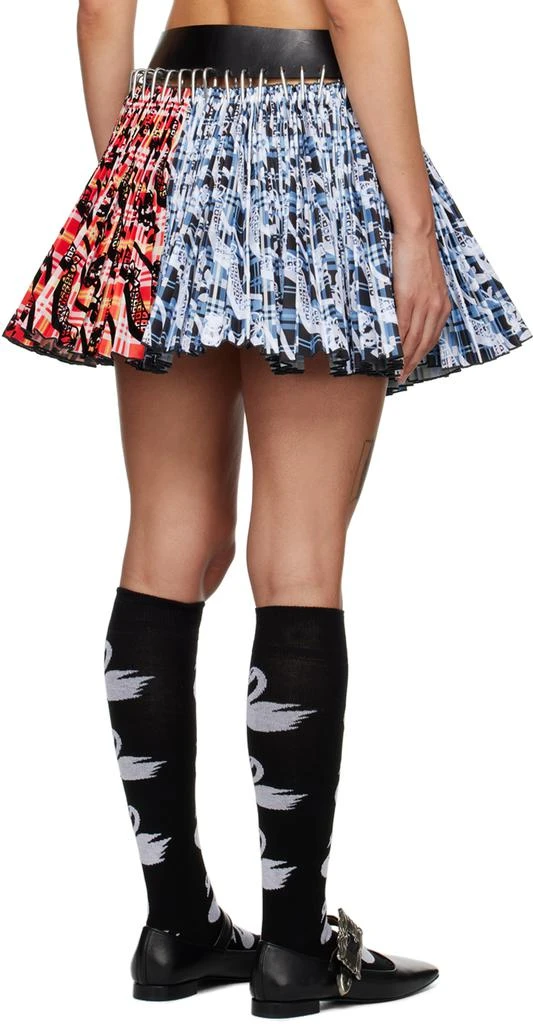 商品CHOPOVA LOWENA|Blue & Red Scaevola Carabiner Miniskirt,价格¥4150,第3张图片详细描述