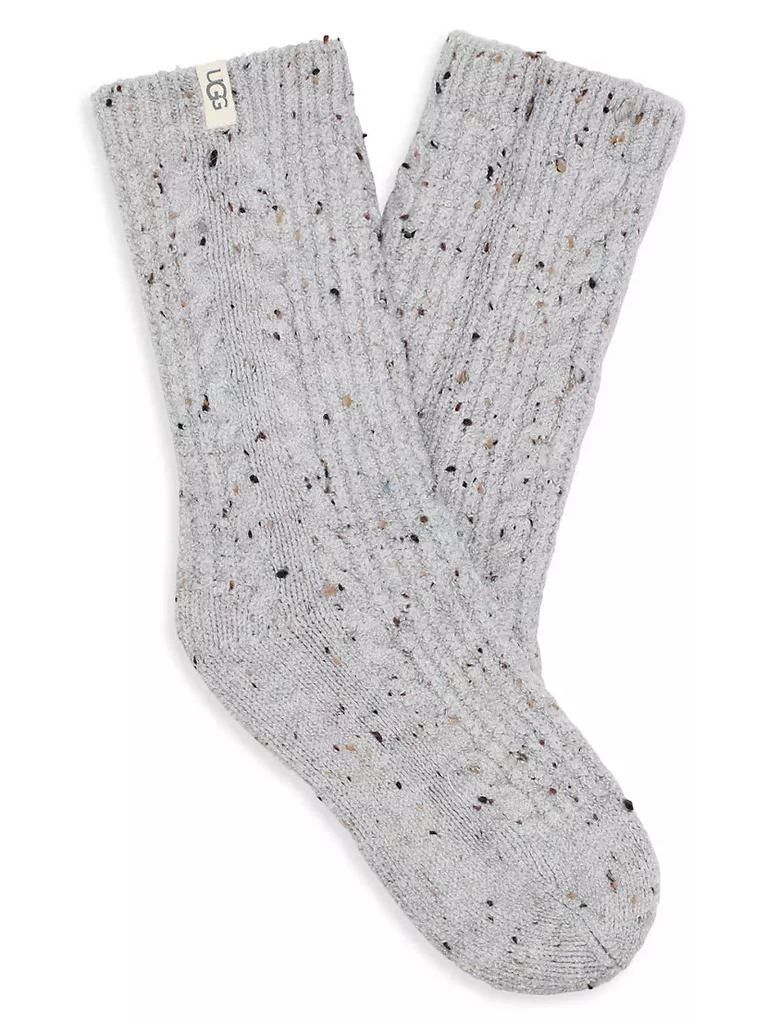 商品UGG|Radell Cable-Knit Crew Socks,价格¥267,第1张图片详细描述