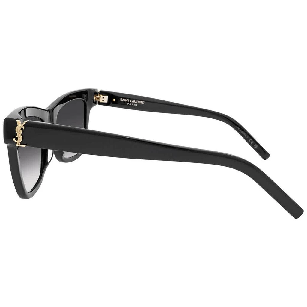 商品Yves Saint Laurent|Grey Gradient Square Unisex Sunglasses SL M106 002 52,价格¥1611,第3张图片详细描述