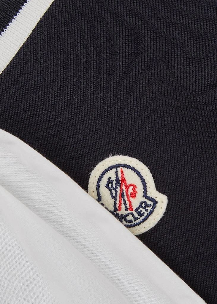 商品Moncler|KIDS Navy and white cotton shirt and vest set (8-10 years),价格¥1948,第2张图片详细描述