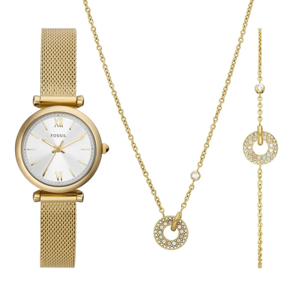 商品Fossil|Carlie Watch and Jewelry Gift Set - ES5251SET,价格¥986,第1张图片