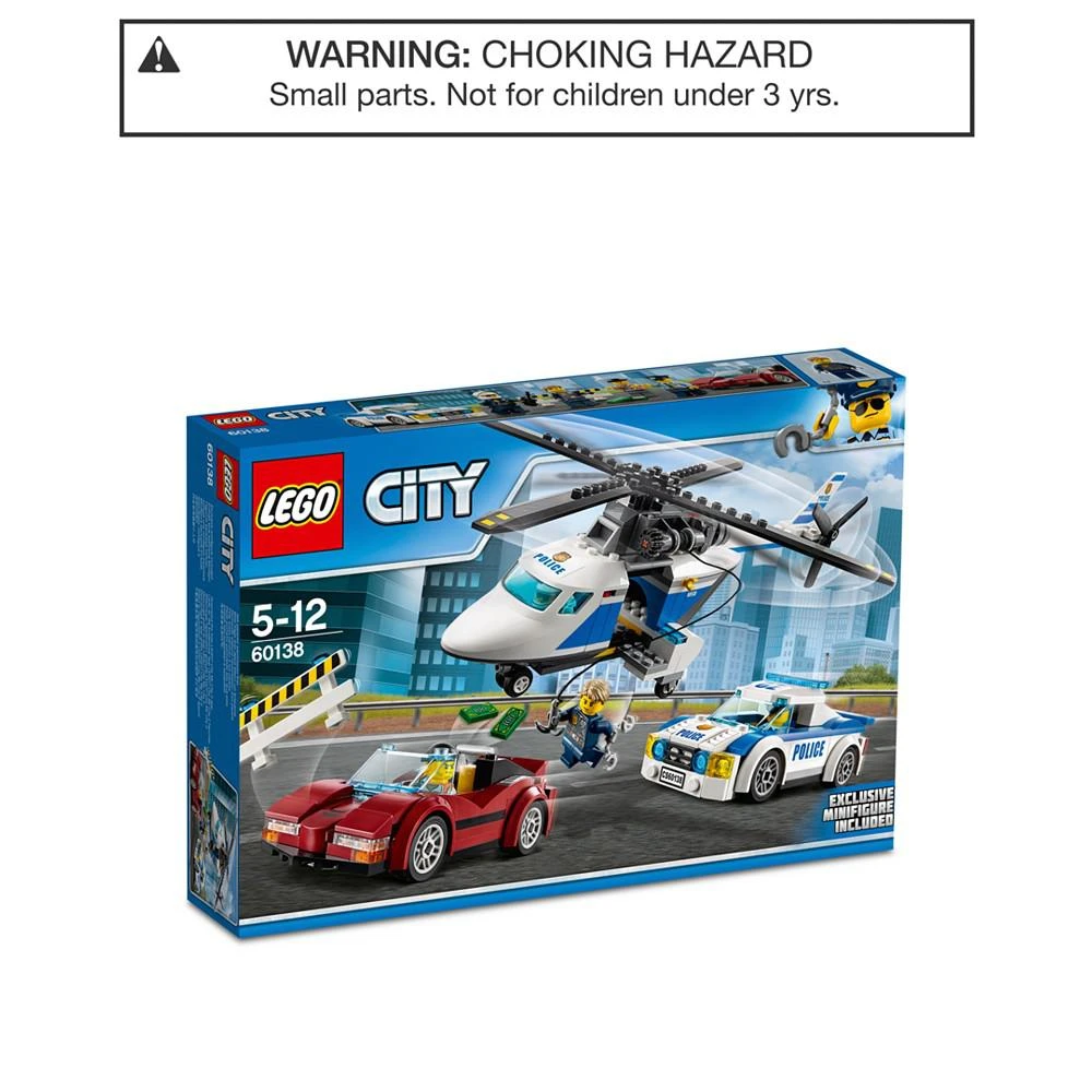 商品LEGO|City 294-Pc. Police High-Speed Chase 60138,价格¥298,第1张图片