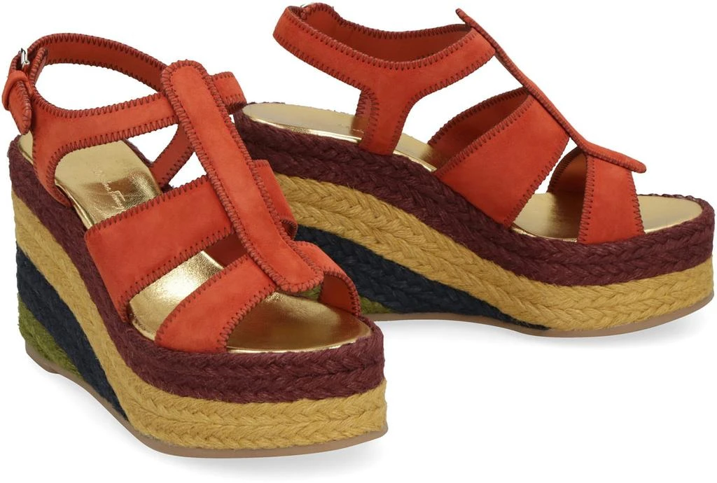 商品Salvatore Ferragamo|Jute Wedge Espadrilles,价格¥3837,第3张图片详细描述