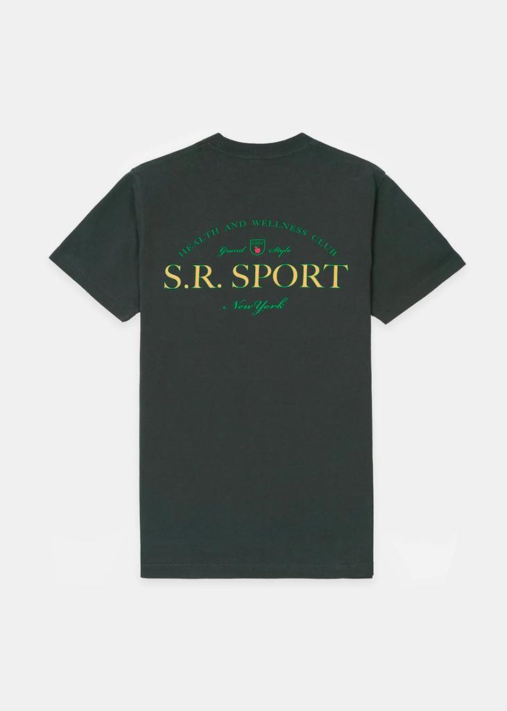 商品Sporty & Rich|Faded Black Wimbledon T-Shirt,价格¥424,第4张图片详细描述