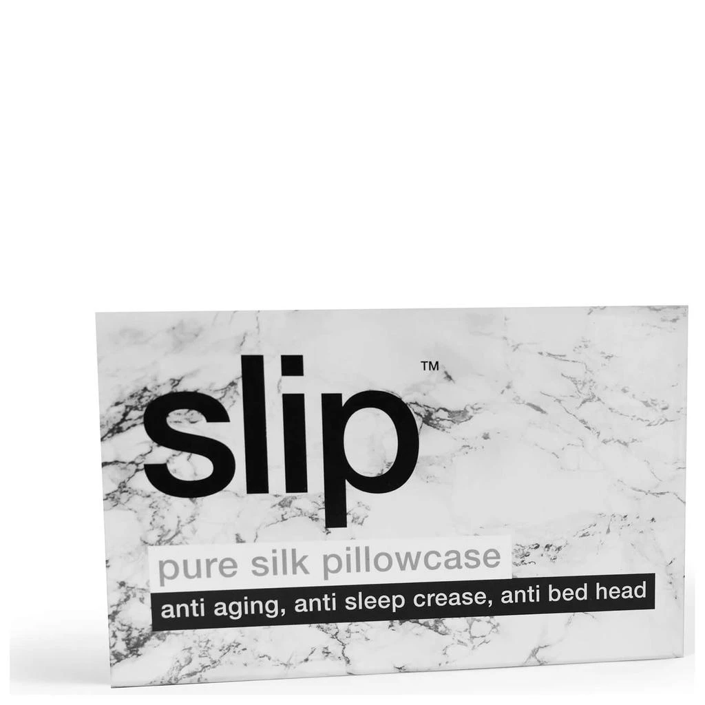 商品Slip|Slip Silk Pillowcase - Queen - Marble,价格¥723,第2张图片详细描述