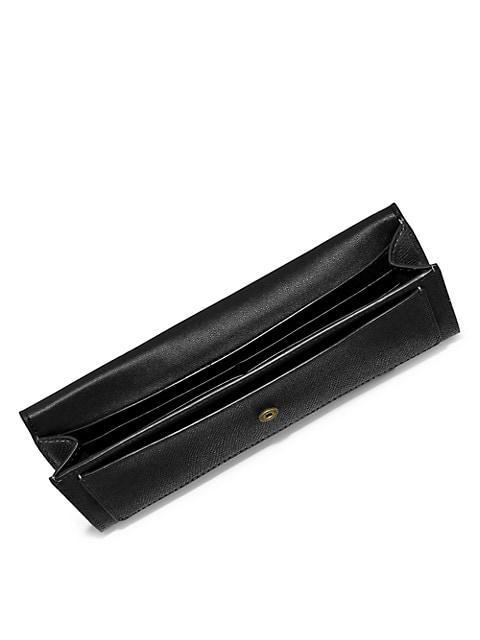 商品Coach|Wyn Crossgrain Leather Envelope Wallet,价格¥1260,第4张图片详细描述